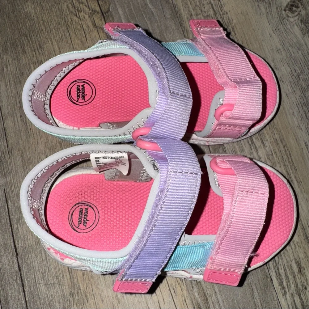 🎀3/$23🎀 Wonder Nation Pastel Kids Sandals